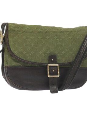 Authentic LOUIS VUITTON Monogram Mini Belanger Shoulder Bag TST Khaki M92673